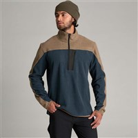 Men's Skorchr Fleece 1/4 Zip - Khaki / Storm Blue