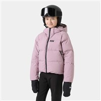 Juniors' Nora Short Puffy Ski Jacket - Purple Clay