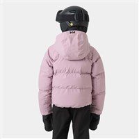 Juniors' Nora Short Puffy Ski Jacket - Purple Clay