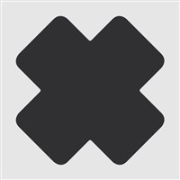 X Shapes Patch Collection - Black Ripstop
