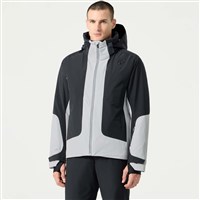 Men's Insulated Color Block Jacket - Black