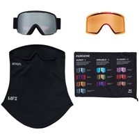 Nesa S Goggles (with bonus lens) - Smoke Frame w/ Perceive Sunny Onyx + Perceive Cloudy Burst Lenses (3054910Z55)