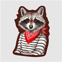 Rachel Kozlowski Patch Collection - Raccoon Bandit