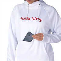 Women's 686 x Hello Kitty Bonded Fleece Pullover Hoody - Hello Kitty White Red