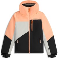 Girl's FWC Cruz Triple Snow Jacket - Funky Peach Colour Block