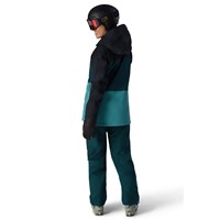 Women's Flylow Lucy Jacket - Black / Ponderosa Pine / Teal
