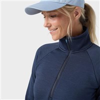 Women's Glide Power Stretch Half Zip - Mountain Shadow Heather