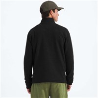 Men's Textured Cap Rock 1/4 Zip - TNF Black Heather