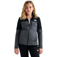 Teen Hike Mid Layer Full Zip - Anthracite Grey / TNF Black