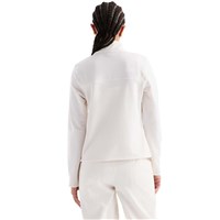 Women's Cedar Trail Grid Fleece 1/4 Zip Jacket - White Dune