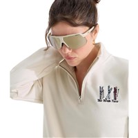 Women's Ski Embro Relaxed 1/4 Zip - White Dune