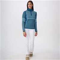 Women's Pow Zip Neck - Teal