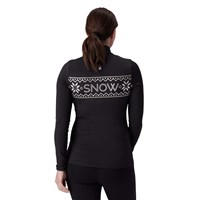 Women's Vivid 1/2 Zip Jacket - Black 2