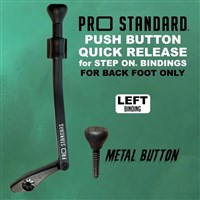 Push Button Quick Release for Step On Bindings - Black
