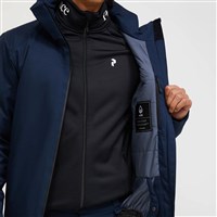 Men's Maroon HIPE® 2L Insulated Shell Jacket - Blue Shadow