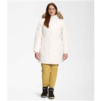Women's Plus Arctic Parka - Gardenia White