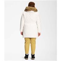 Women's Plus Arctic Parka - Gardenia White