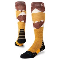 Windy Peaks Mid Wool Snow Sock - Gold