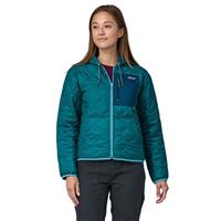 Women's Diamond Quilted Bomber Hoody - Belay Blue (BLYB)