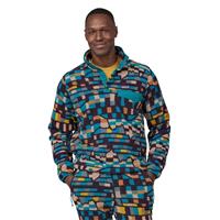 Men's LW Synch Snap-T P/O - Fitz Roy Patchwork / Belay Blue (FPBE)