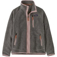 Youth Retro Pile Jacket - Salt Grey (SGRY)