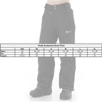 Youth Avalanche Snow Pants - Black
