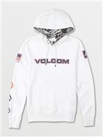 Volcom Women's USST Hoodie - USST White - Women's USST Hoodie                                                                                                                                   