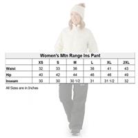 Women's Mountain Range Insulated Pants - Black